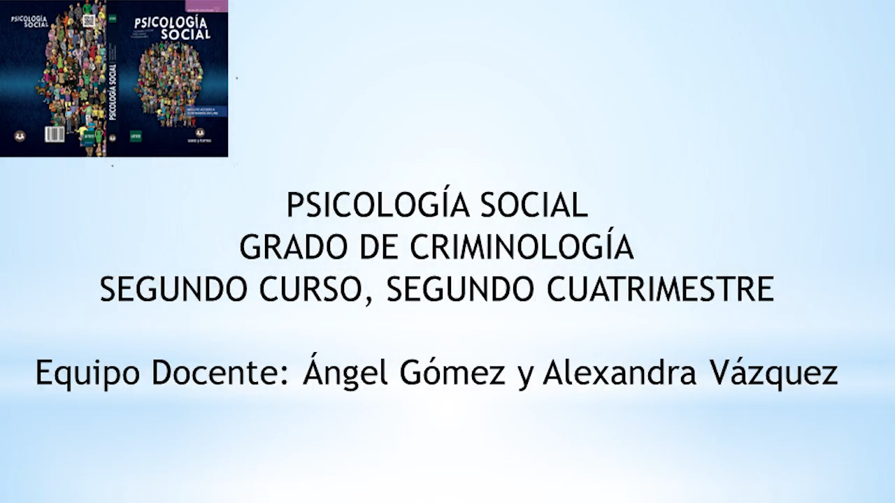 Aspectos relevantes de la asignatura de Psicología Social