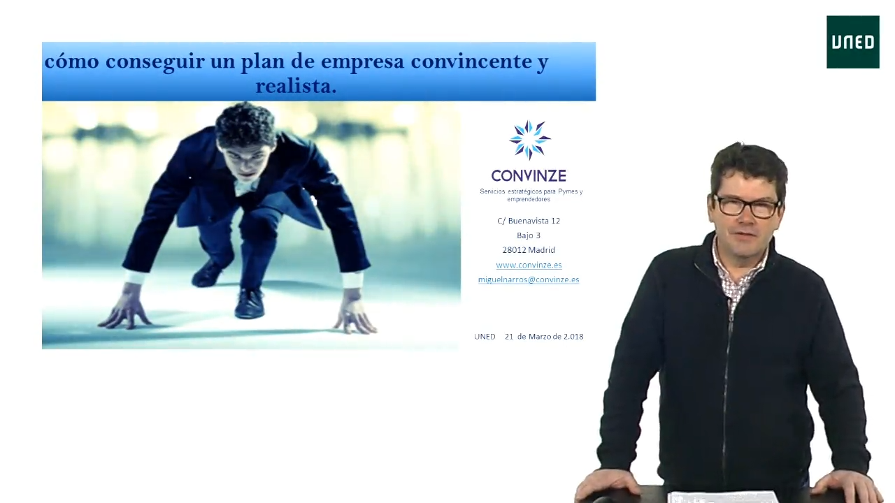 Plan de empresas realista y convincente