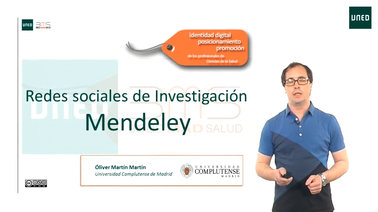 Posicionamiento del investigador en Internet: Mendeley
