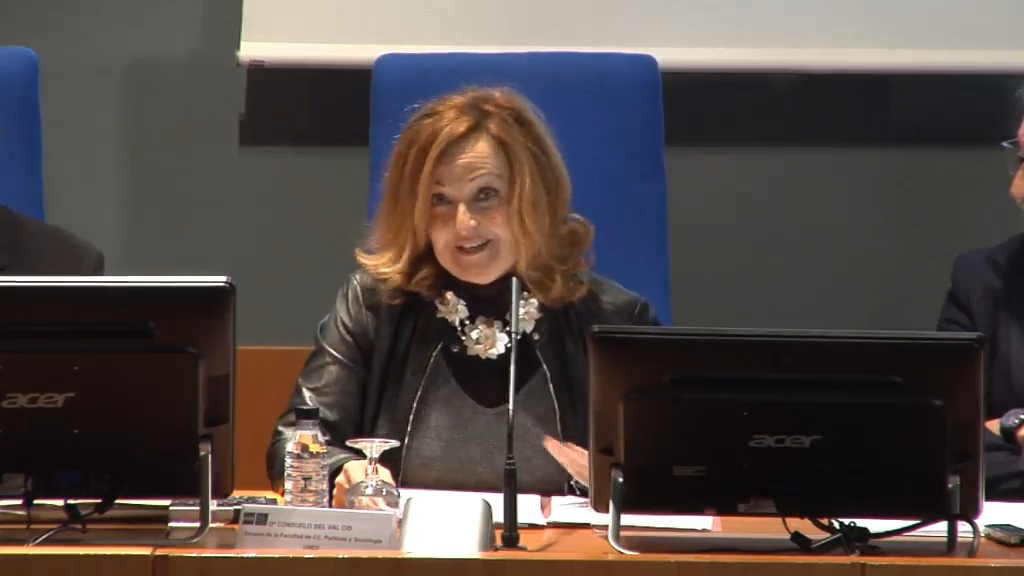 Agradecimientos de la Decana de la Facultad de Ciencias Políticas y Sociología