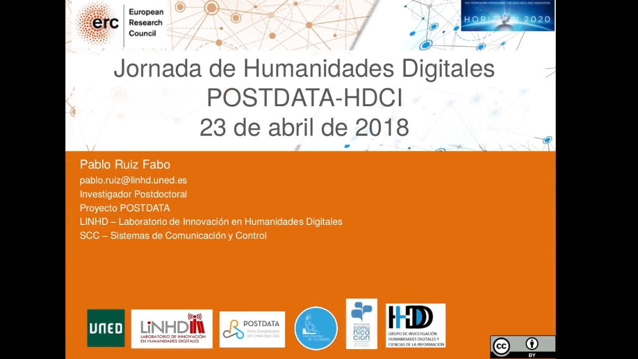 Humanidades Digitales: historias individuales. Pablo Ruiz Fabo