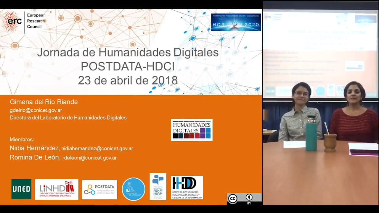 Humanidades Digitales: historias individuales. Gimena del Rio Riande