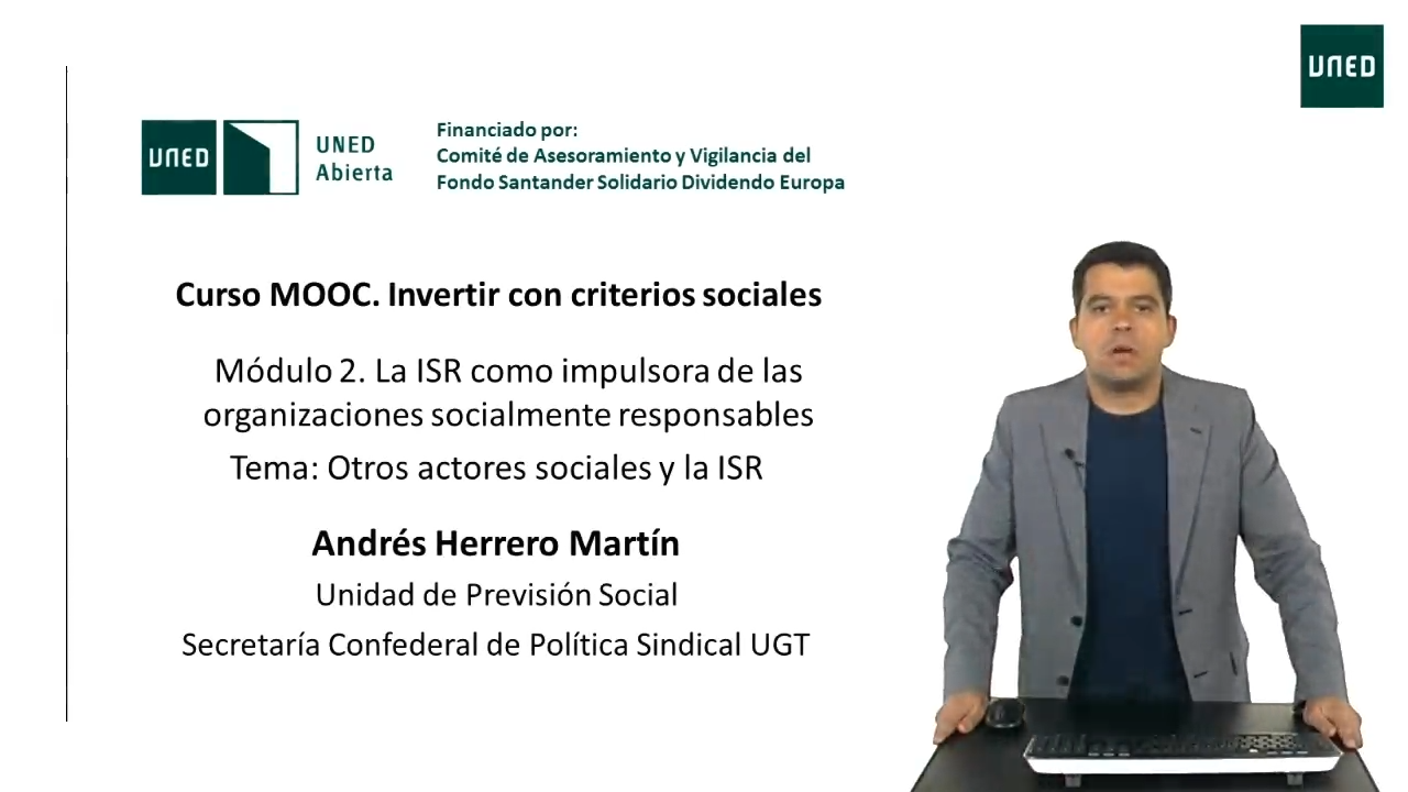 2.4. Otros actores sociales y la ISR