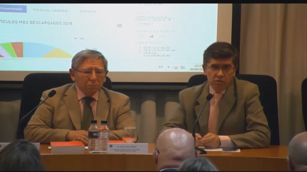 Presentación de los números 100 y 101 de la Revista de Derecho Político, en homenaje al 40ª Aniversario de la Constitución de 1978