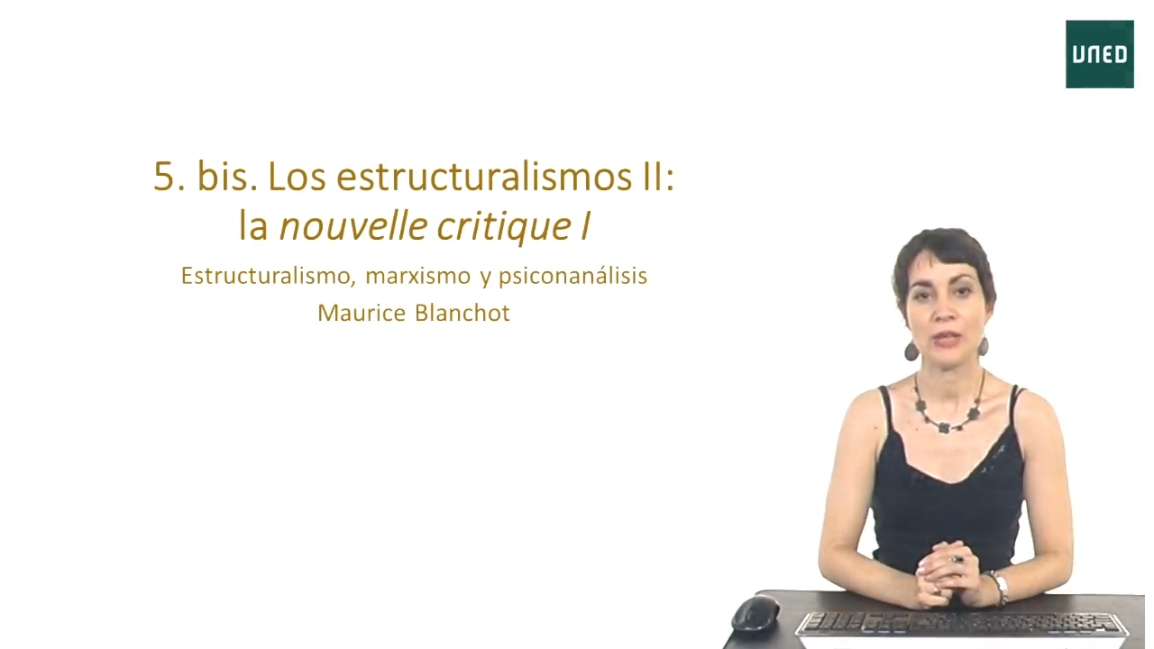 Sesión 8:  Los estructuralismos II:  La Nouvelle critique I