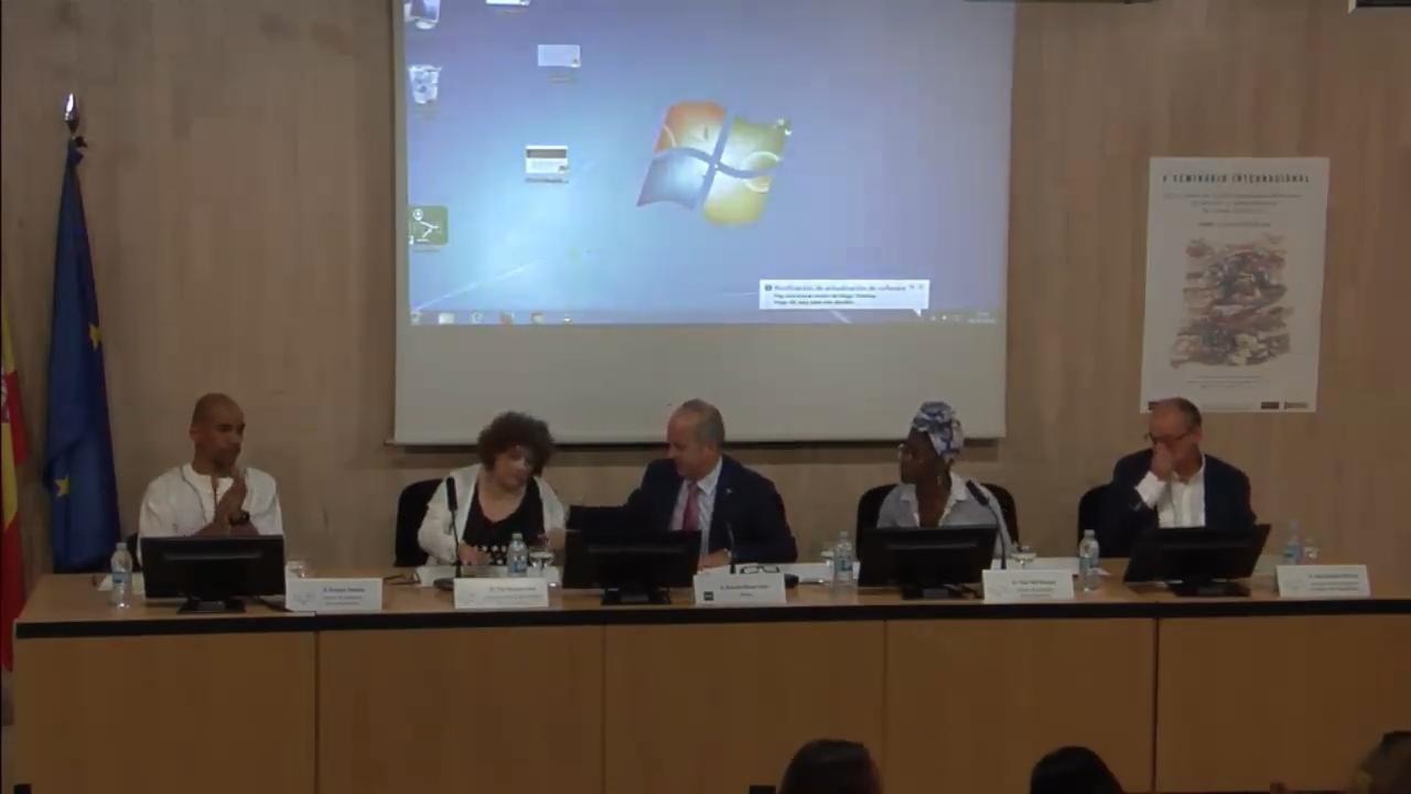 Apertura oficial del V Seminario Internacional del Centro de Estudios Afro-Hispánicos