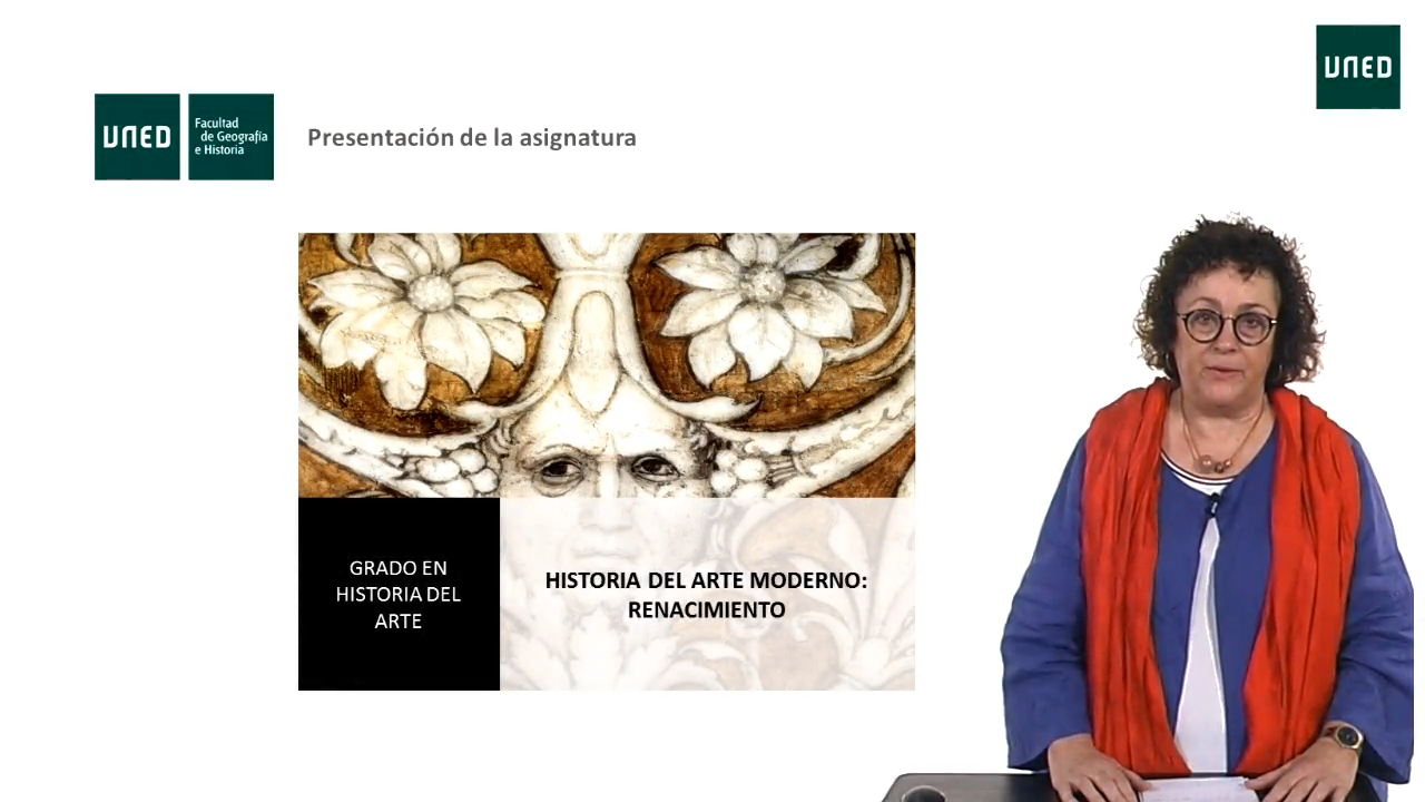 Presentación de la asignatura Historia del Arte Moderno: Renacimiento