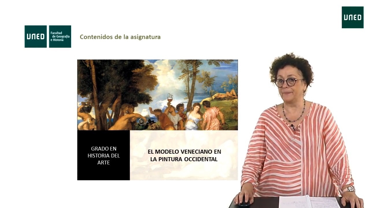 Presentación de contenidos de la asignatura el modelo veneciano en la pintura occidental