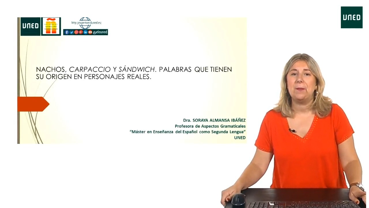 Nachos, carpaccio y sándwich. Palabras con origen en personajes reales