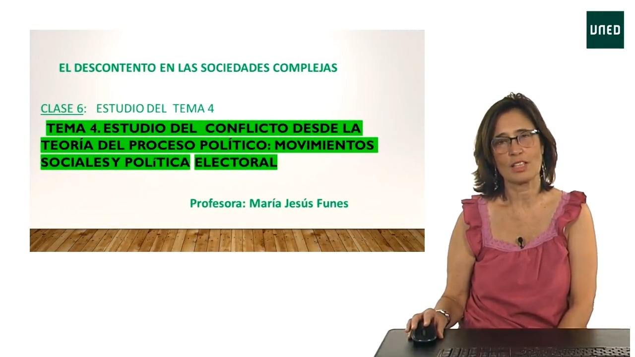 TEMA 4. Estudio del conflicto desde la teoría del proceso político: movimientos sociales y política electoral