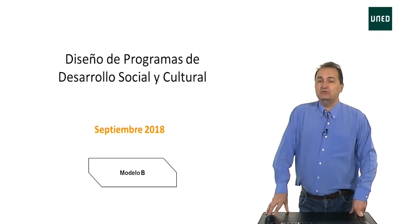 Solución de Examen, Diseño de programas, Educación Social, Septiembre 2018-Modelo B