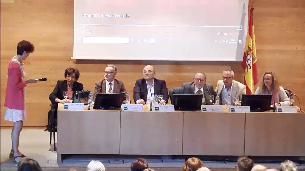 Acto en homenaje al profesor Dr. D. José Francisco Morales Domínguez