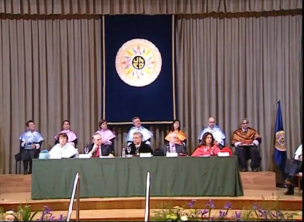 Investidura de Ricardo Díez Hochleitner y Federico Mayor Zaragoza como doctores Honoris Causa