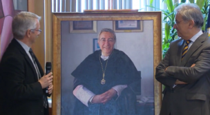 Presentación Cuadro del Rector Juan Gimeno Ullastres