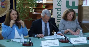 Acto completo de la presentación de los convenios para el acceso de estudiantes internacionales a la universidad española