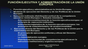 Tema II  : La ejecución del derecho de la unión europea