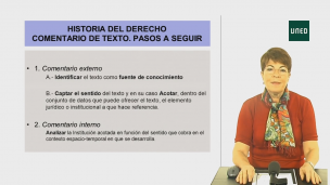 ¿Cómo se hace un comentario de texto histórico-jurídico?