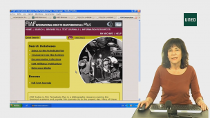 Búsquedas en la base de datos FIAF