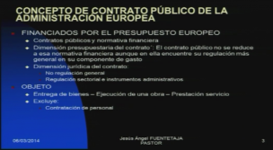 Los contratos públicos de la administración europea  
