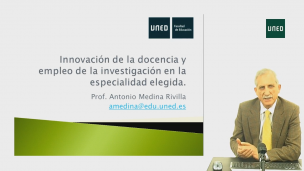Parte I : Innovación de la Docencia aplicada a la especialidad