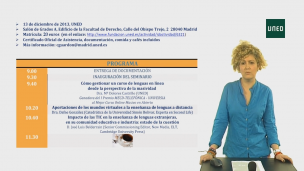 Presentación del Seminario Permanente de investigación del máster universitario en las Tecnologías de la Información y la Comunicación en la Enseñanza y el Tratamiento de Lenguas.  