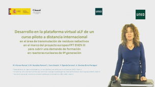 Desarrollo de un curso internacional a distancia en el área de la transmutación de residuos nucleares                     