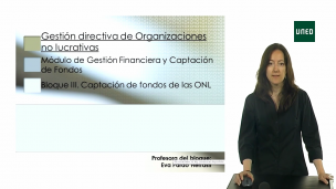 Bloque Temático 3. Captación de fondos de las ONL    