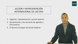 Acción y representación internacional de las Organizaciones Internacionales.