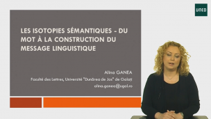 Les isotopies sémantiques - du mot à la construction du message linguistique 