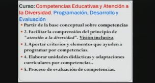 Competencias educativas y atención a la diversidad
