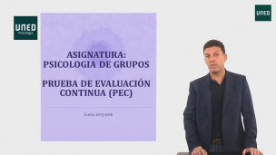 Prueba de Evaluación Continua de Psicología de Grupos                               