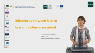 Differences between face-to-face and on-line assessment 