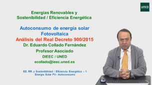 Autoconsumo de Energía Solar Fotovoltaica-Análisis del Real Decreto 900/2015