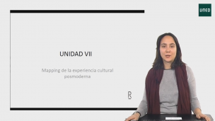 UNIDAD VII. Mapping de la experiencia cultural posmoderna