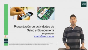 Presentación de actividades de Salud y Bioingeniería