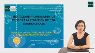 Limitaciones y conocimientos previos a la redacción del TFG: estudio de caso