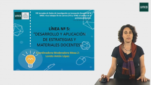 Presentación Línea Temática: Desarrollo y aplicación de estrategias y materiales docentes