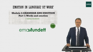 Module 2.  Part 1 : Introduction/ Emotion and the lexicon               