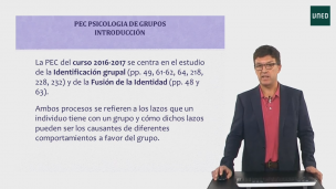 Prueba de Evaluación Continua (PEC) para Psicología de Grupos 