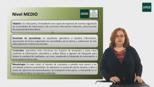 2. ÁREA INFORMACIÓN. Navegación, búsqueda y filtrado de la información. Nivel intermedio