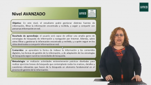 3. ÁREA INFORMACIÓN. Navegación, búsqueda y filtrado de la información. Nivel avanzado  