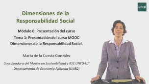 Presentación del curso MOOC Dimensiones de la Responsabilidad Social