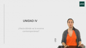 4. ¿Hacia dónde se dirige la escena contemporánea?  