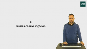 8.-Errores en investigación