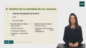 Tema 10: Economía colaborativa y transporte interurbano. Parte II