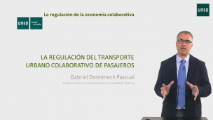Tema 11: La regulación de transporte urbano colaborativo de pasajeros