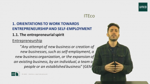  Module 1.1 Orientations to work towards entrepreneurship and self-employment