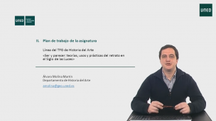 Plan de trabajo de la asignatura