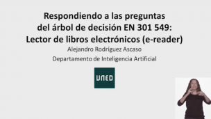 Respondiendo a las preguntas del árbol de decisión, para un e-reader  (LS)  (obsoleto)