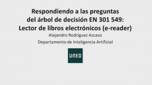 Respondiendo a las preguntas del árbol de decisión, para un e-reader   (obsoleto)